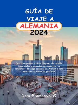 cover image of GUÍA DE VIAJE a ALEMANIA 2024